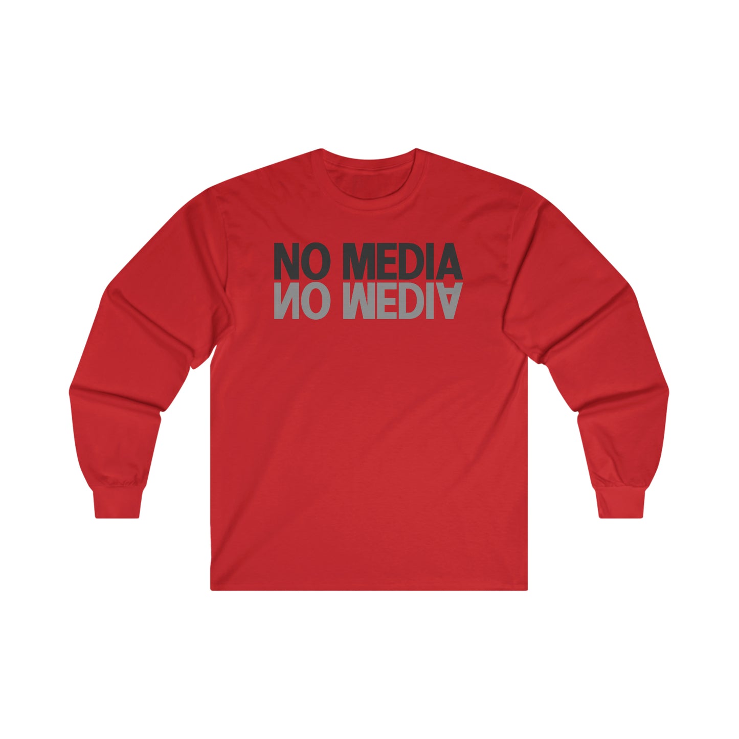 No Media Ultra Cotton Long Sleeve Tee