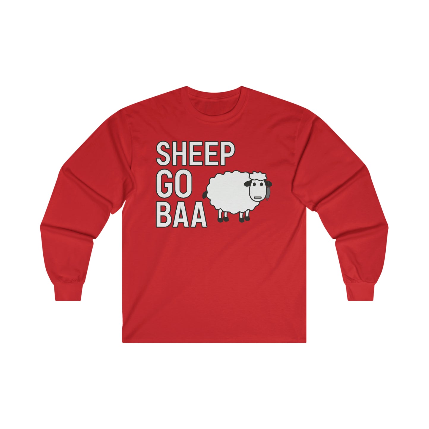 Sheep Baa Ultra Cotton Long Sleeve Tee