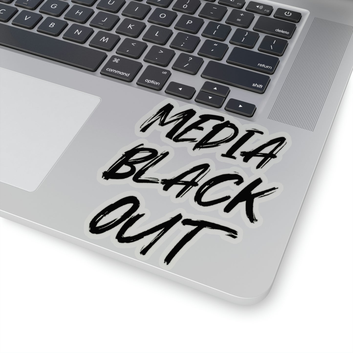 Media Black Out Kiss-Cut Stickers