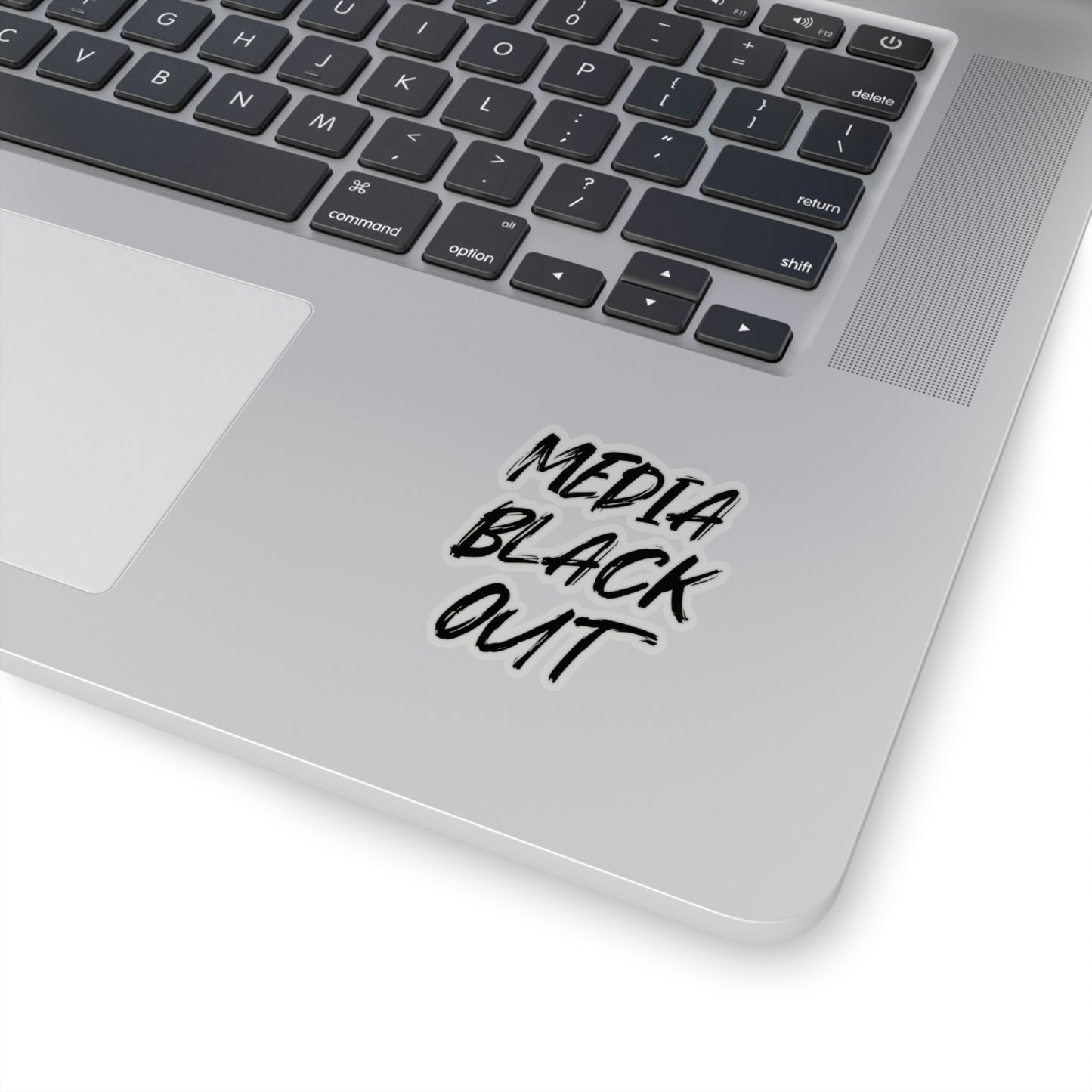 Media Black Out Kiss-Cut Stickers