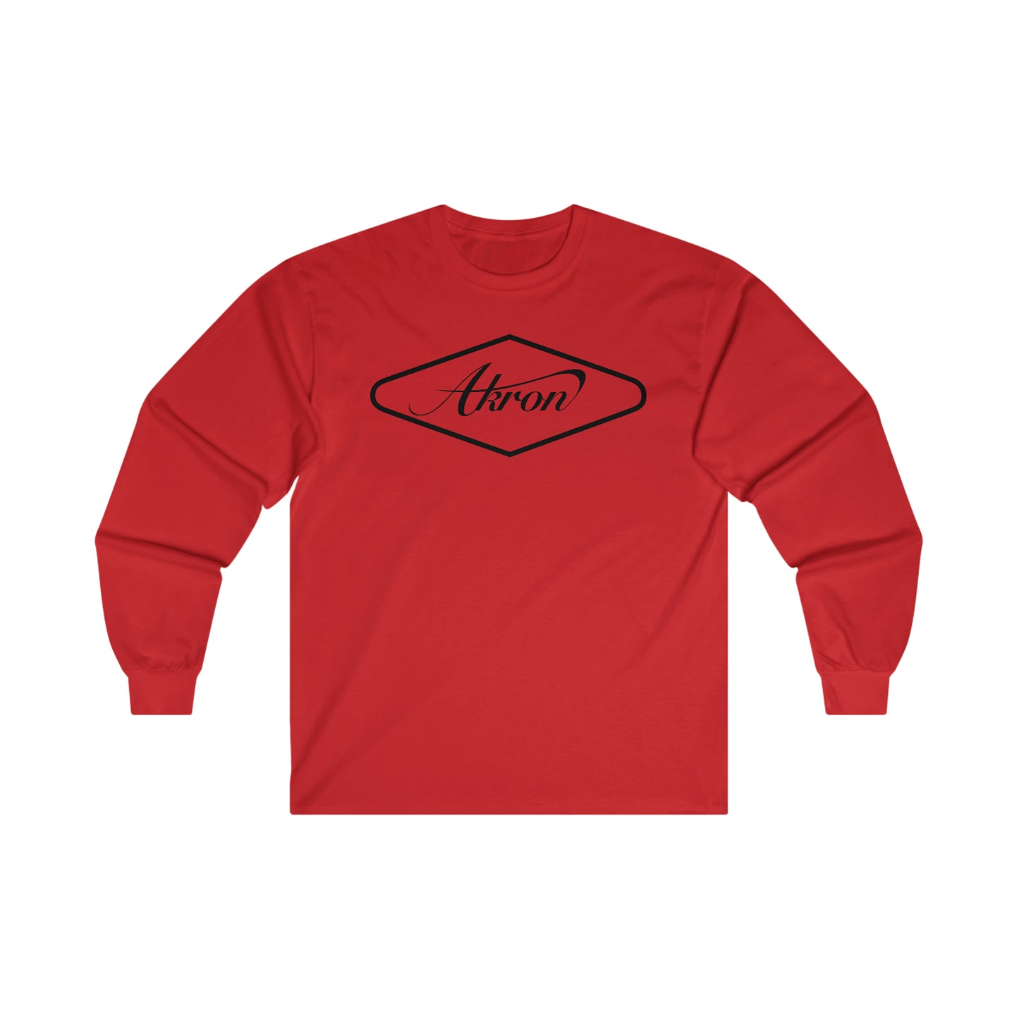 Akron City Logo Ultra Cotton Long Sleeve Tee