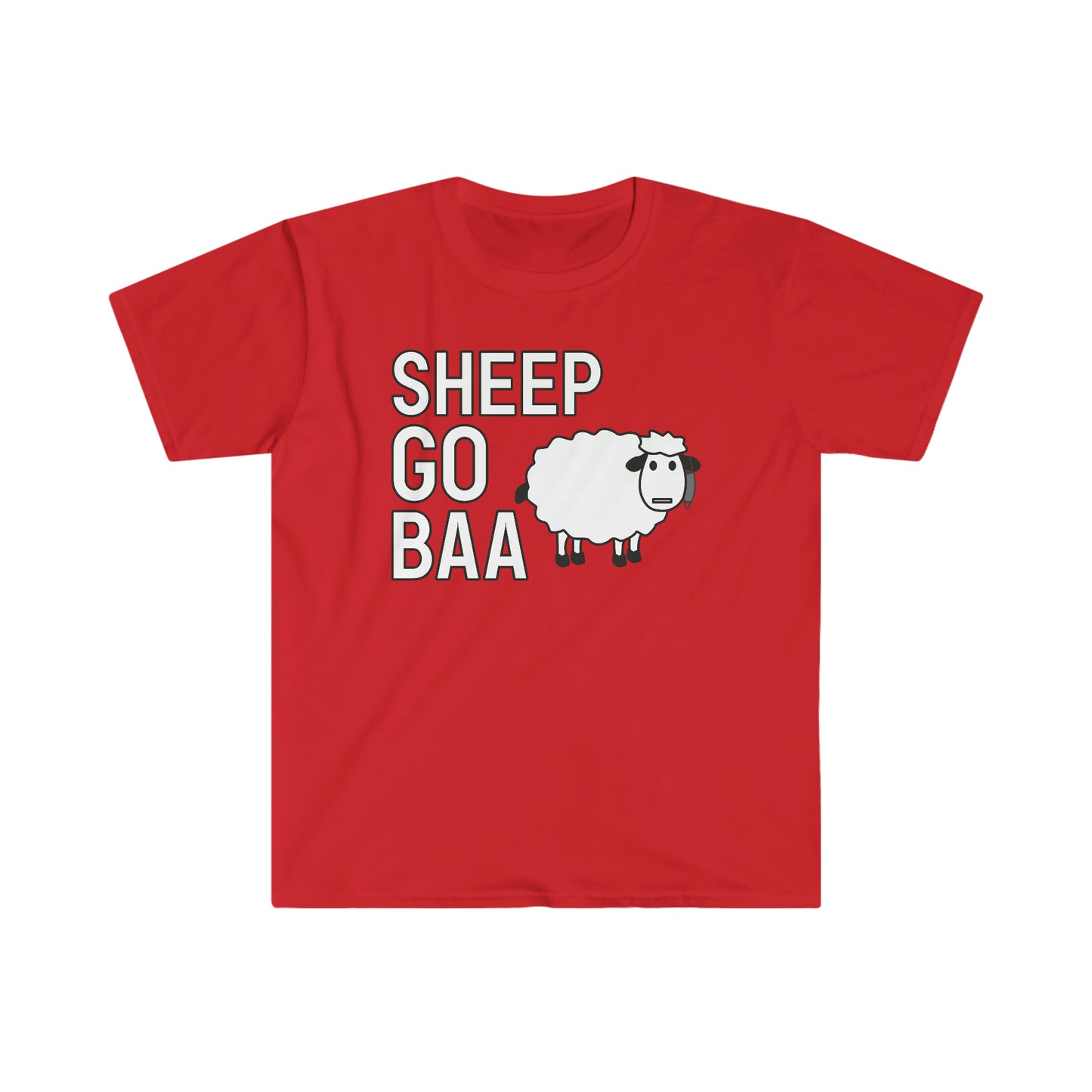 Sheep Baa Unisex Softstyle T-Shirt
