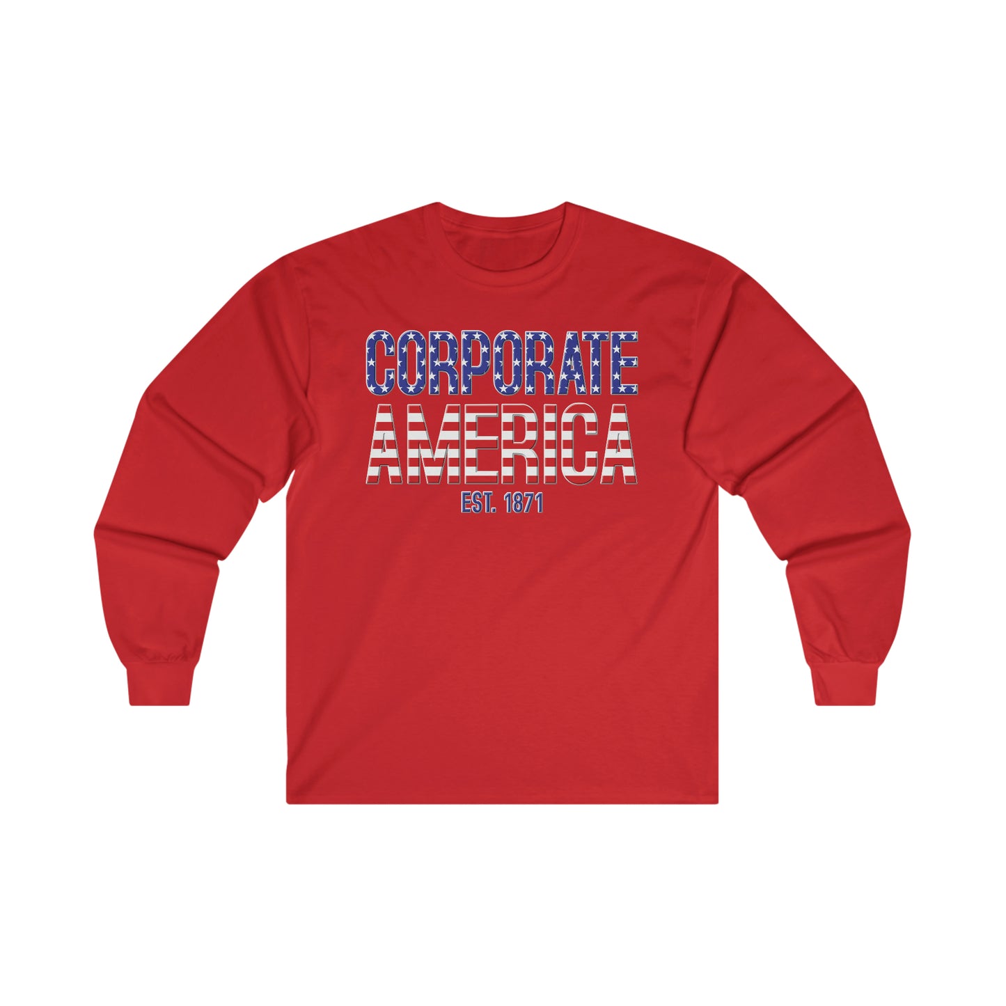 Corporate America Ultra Cotton Long Sleeve Tee