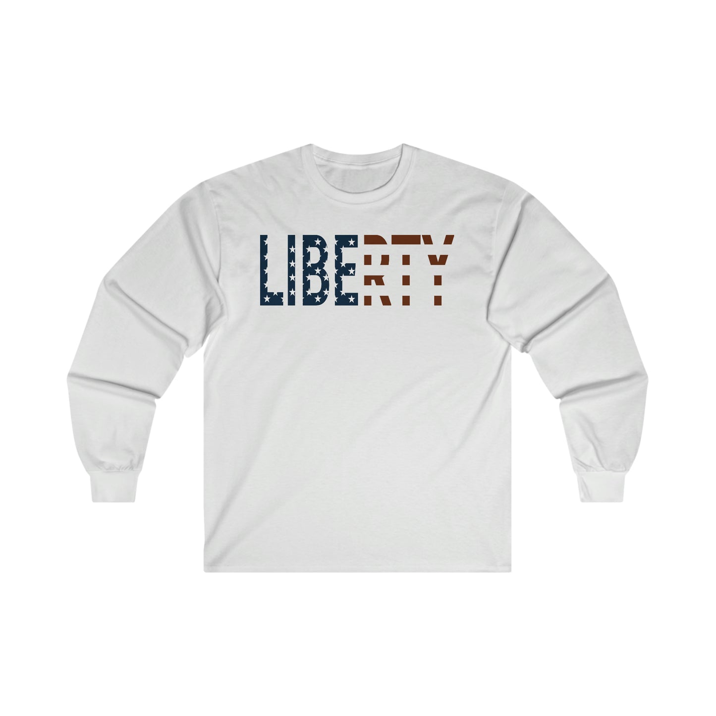 Liberty Flag Ultra Cotton Long Sleeve Tee