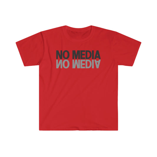 No Media Mirror Unisex Softstyle T-Shirt