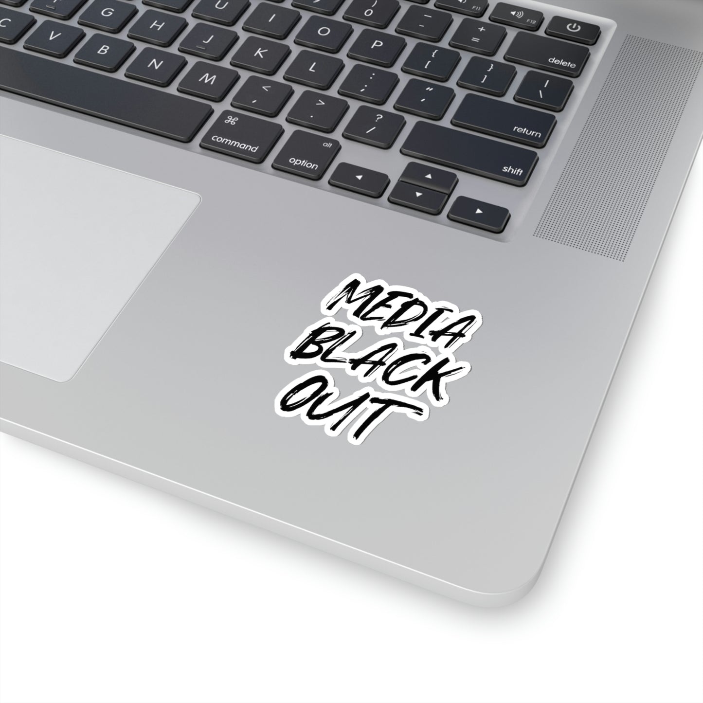 Media Black Out Kiss-Cut Stickers