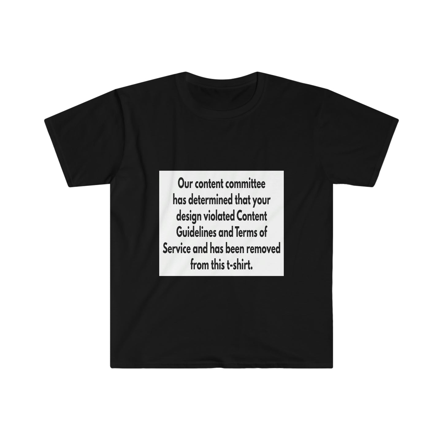 Guidelines and Terms Unisex Softstyle T-Shirt