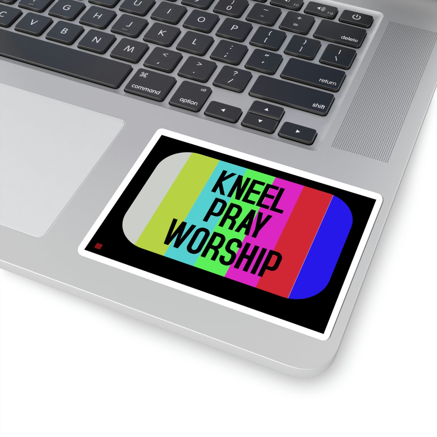 Kneel Pray Kiss-Cut Stickers