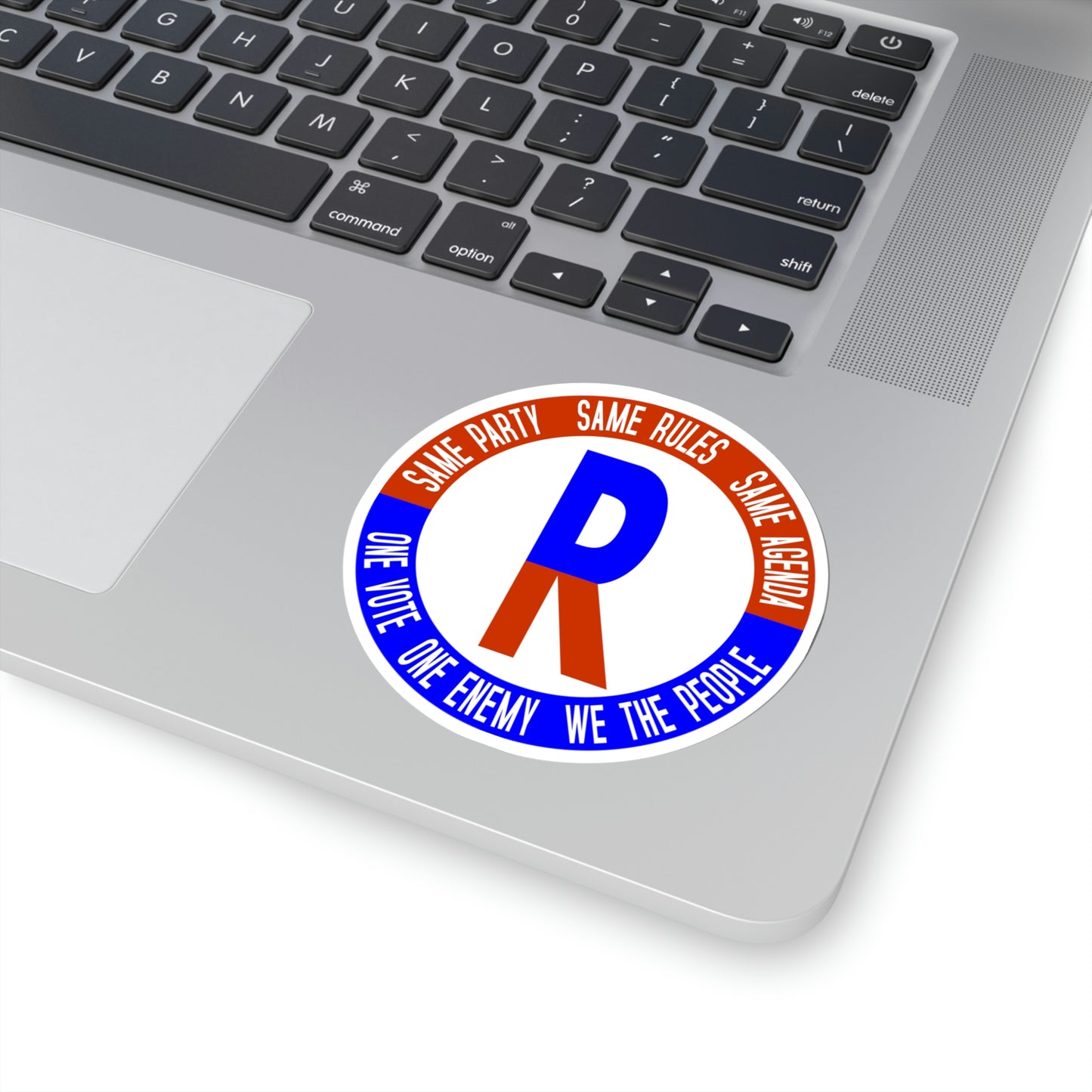 One Party Kiss-Cut Stickers