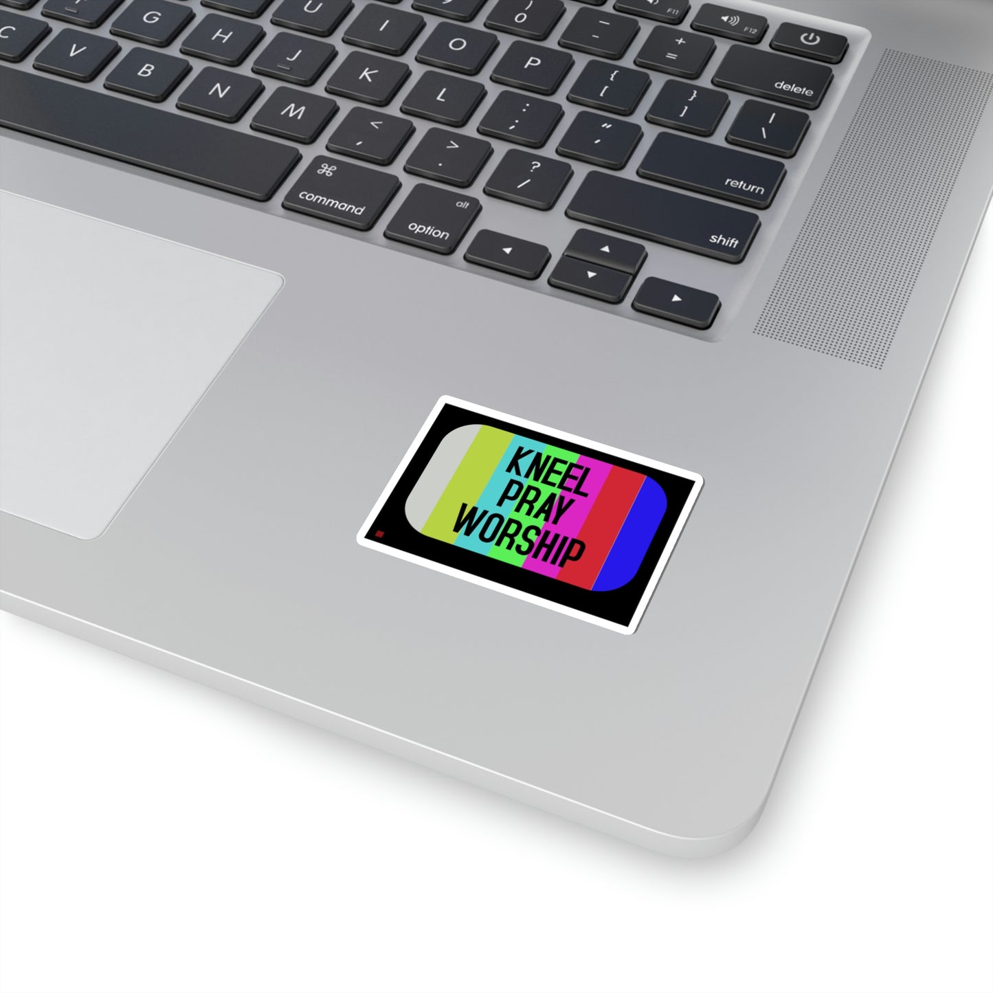 Kneel Pray Kiss-Cut Stickers