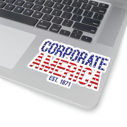 Corporate America Kiss-Cut Stickers