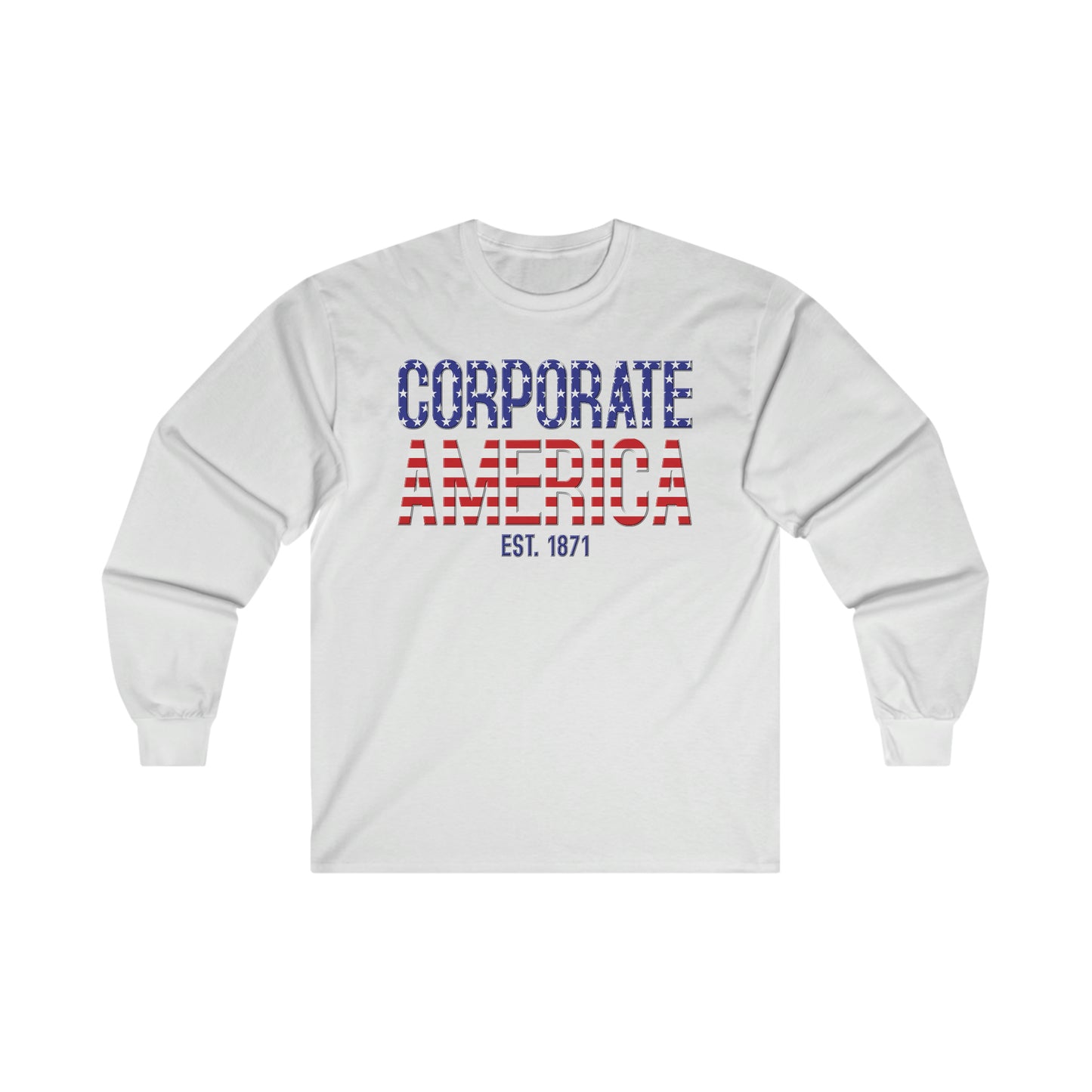 Corporate America Ultra Cotton Long Sleeve Tee