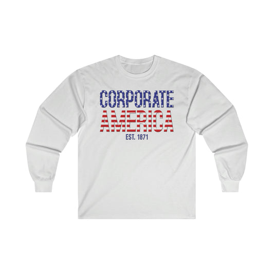 Corporate America Ultra Cotton Long Sleeve Tee