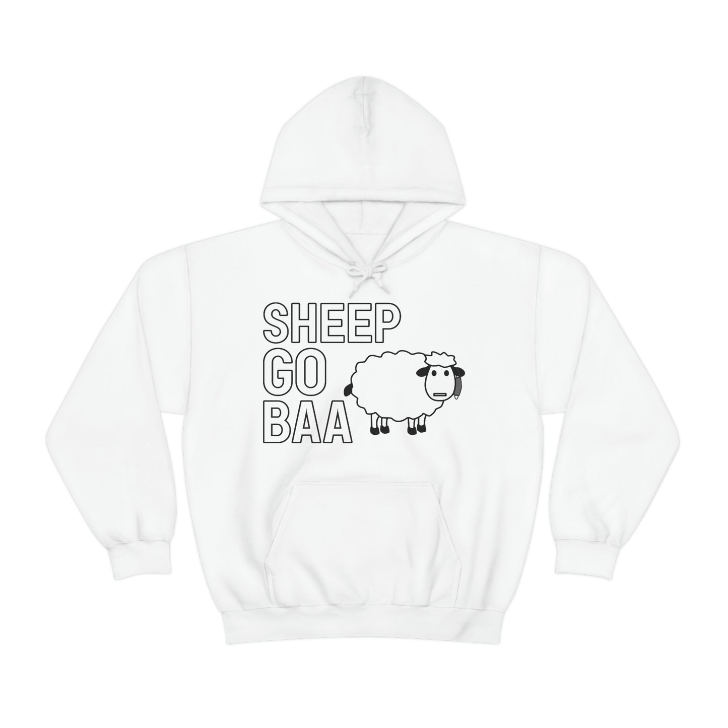Sheep Baa Unisex Heavy Blend™ Hooded Sweatshirt