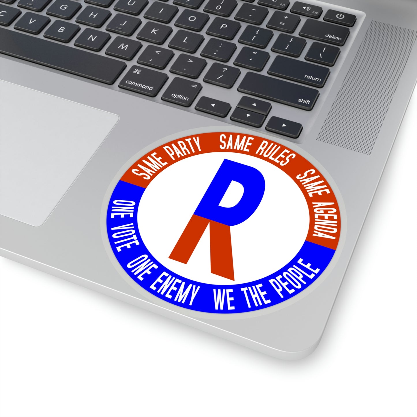One Party Kiss-Cut Stickers