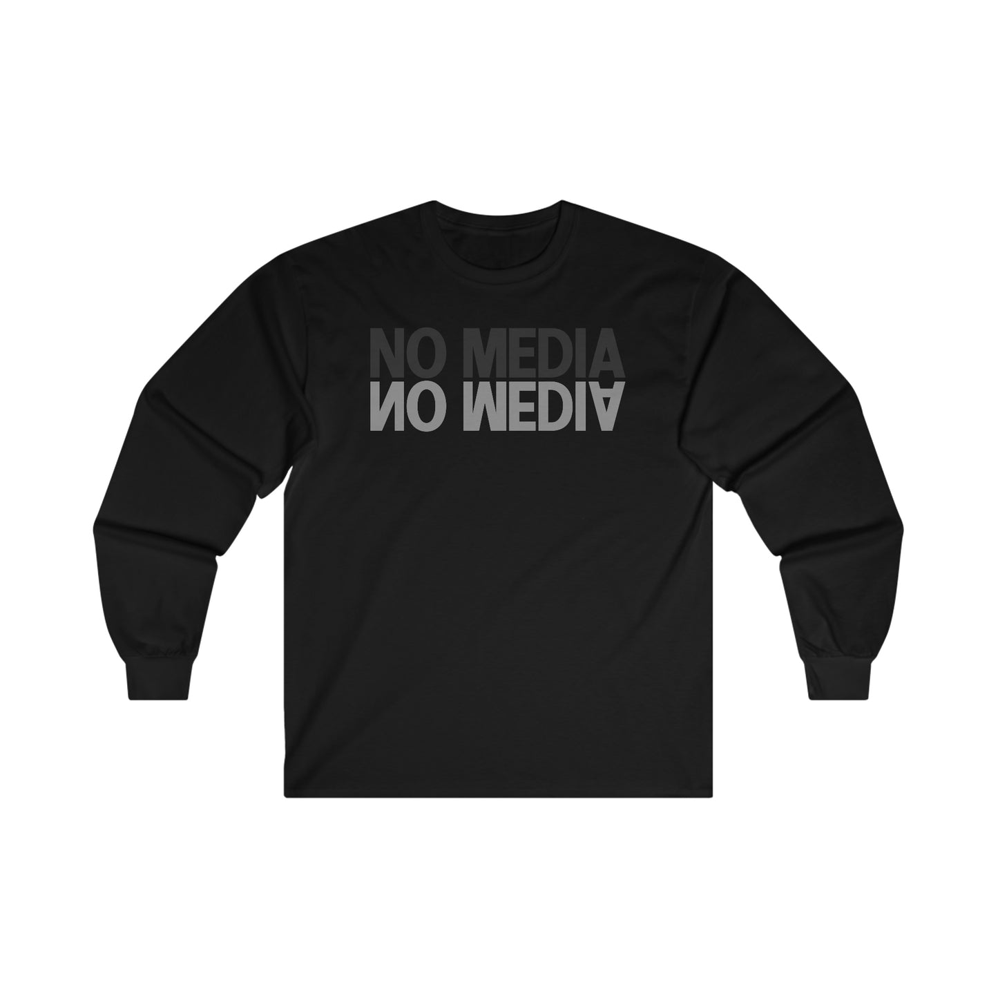 No Media Ultra Cotton Long Sleeve Tee