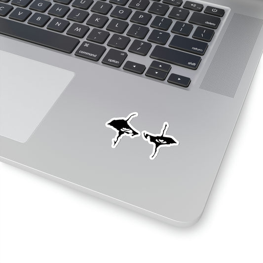 Crow Eyes Kiss-Cut Stickers