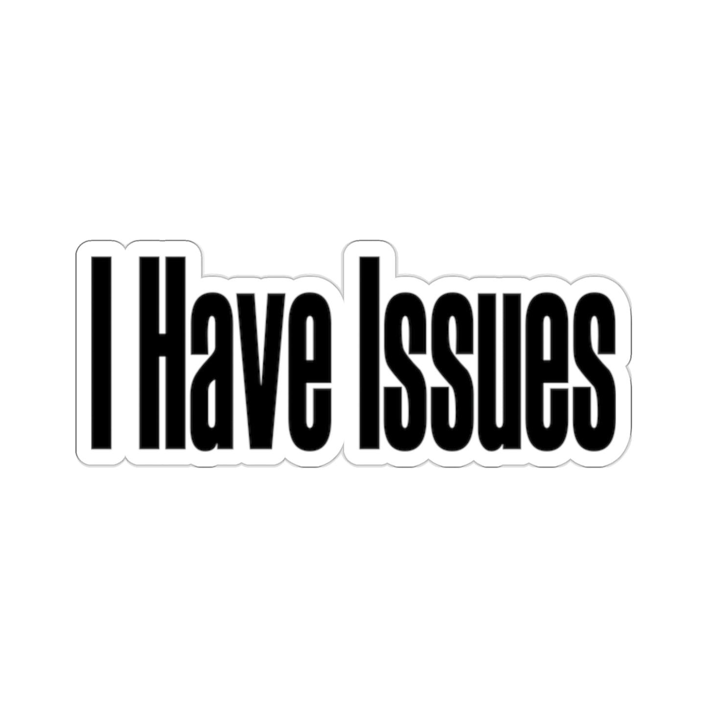 Issues Kiss-Cut Stickers