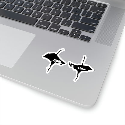 Crow Eyes Kiss-Cut Stickers