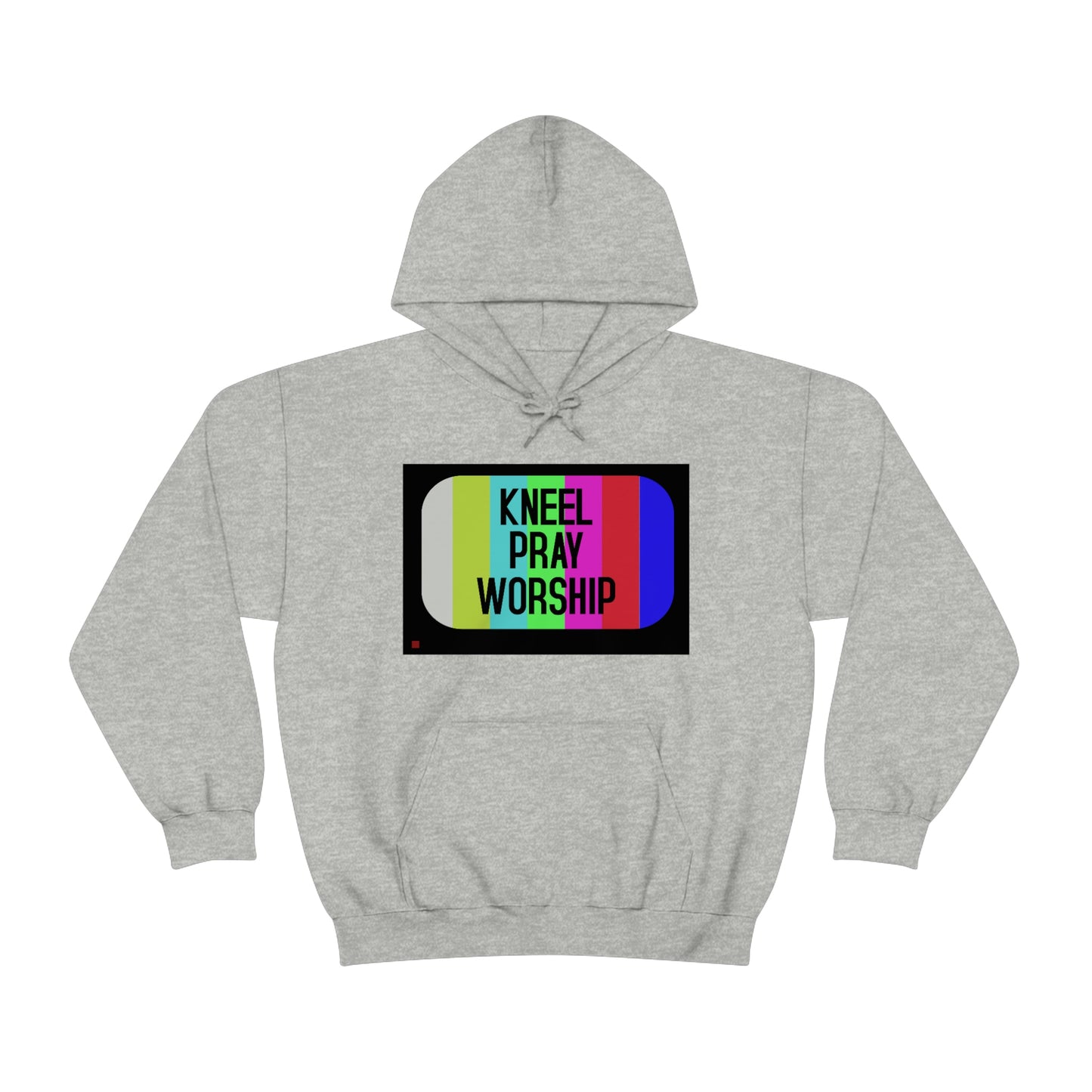 Kneel Pray Worship Unisex Heavy Blend™ Hooded Sweatshirt