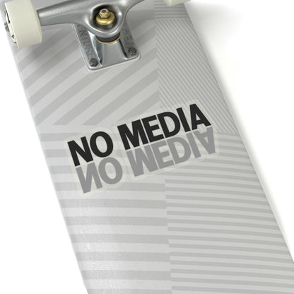 No Media Mirror Kiss-Cut Stickers