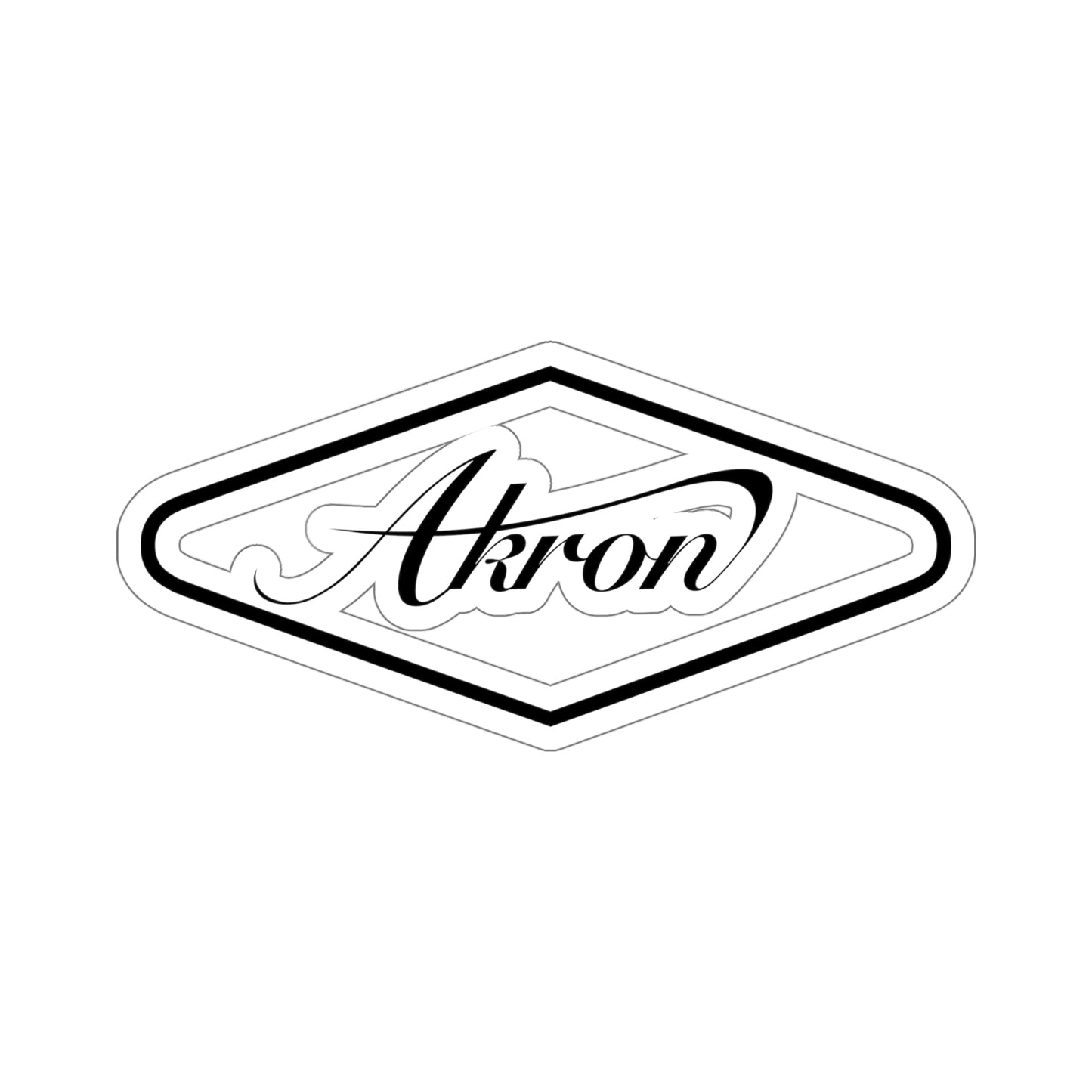 Akron City Logo Kiss-Cut Stickers