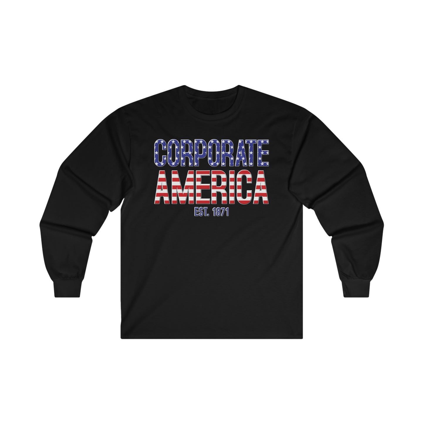 Corporate America Ultra Cotton Long Sleeve Tee
