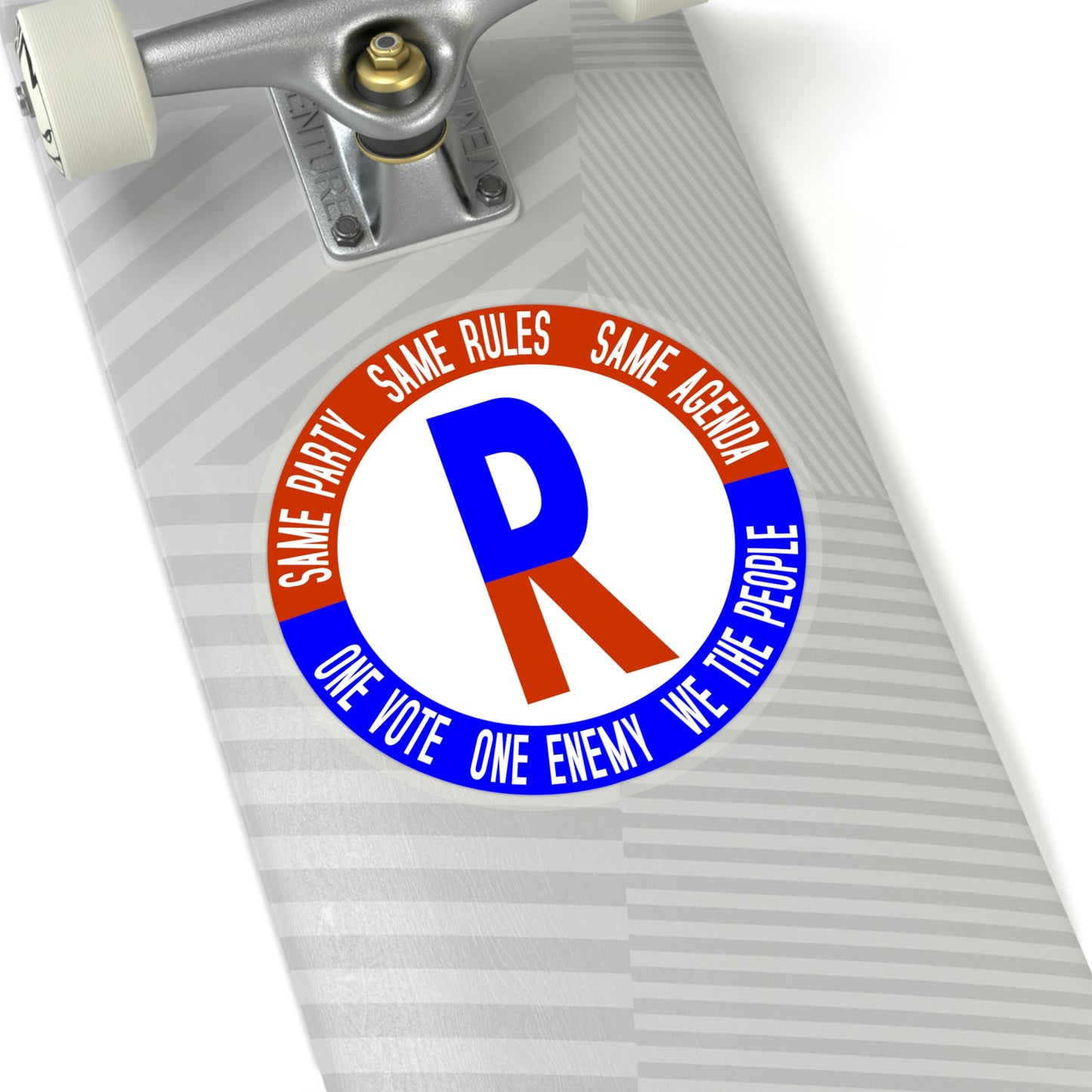 One Party Kiss-Cut Stickers