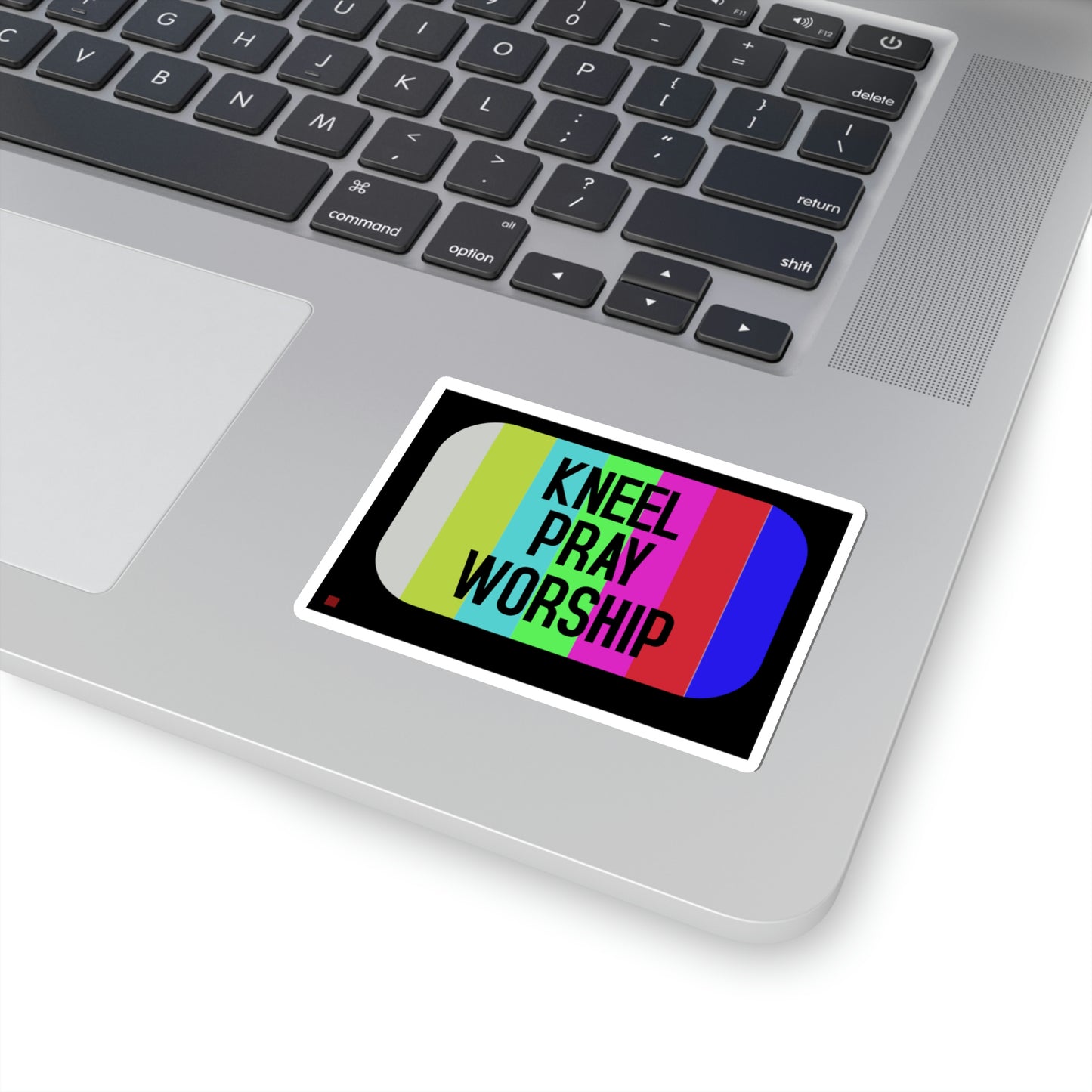 Kneel Pray Kiss-Cut Stickers