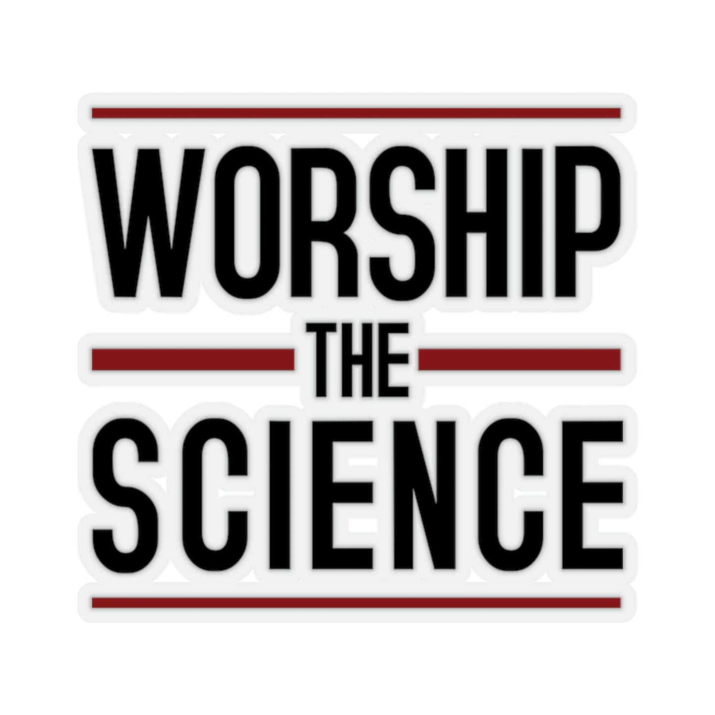 Worship Science Kiss-Cut Stickers