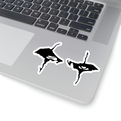 Crow Eyes Kiss-Cut Stickers