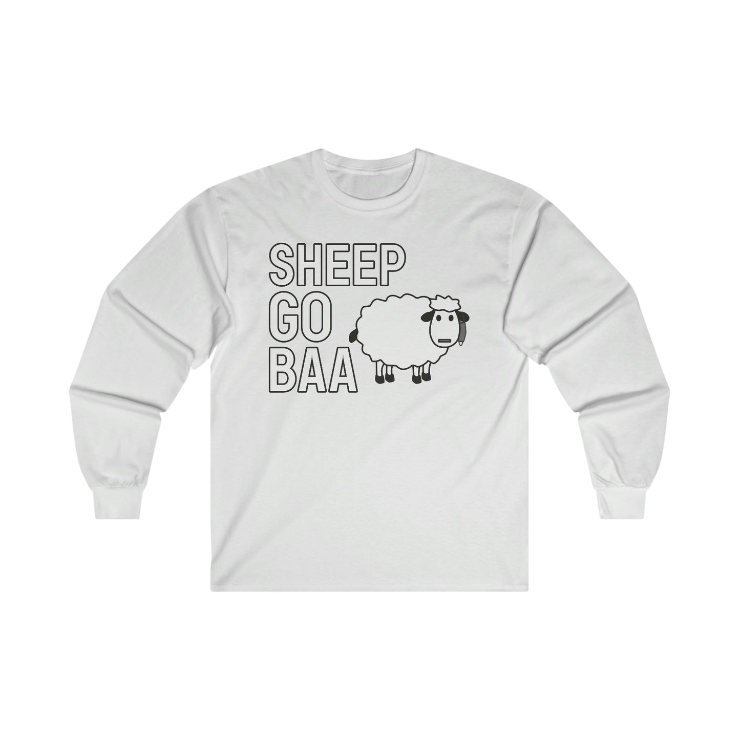 Sheep Baa Ultra Cotton Long Sleeve Tee