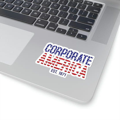 Corporate America Kiss-Cut Stickers
