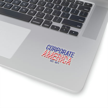 Corporate America Kiss-Cut Stickers