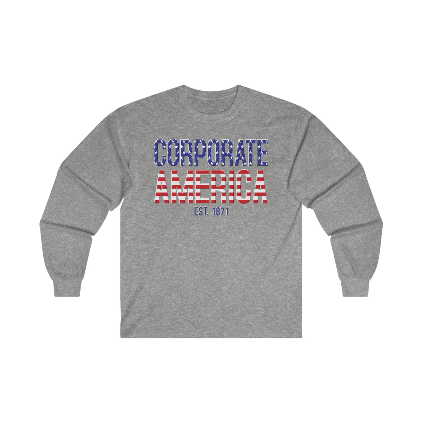 Corporate America Ultra Cotton Long Sleeve Tee