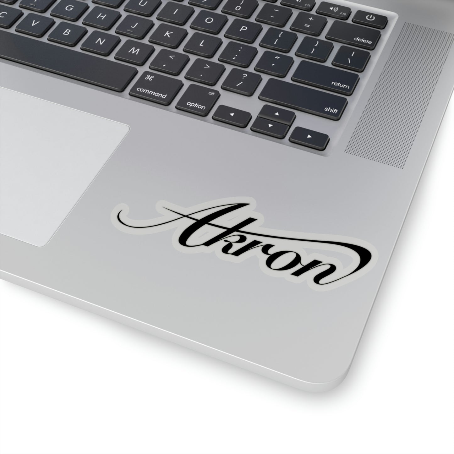 Akron Script Kiss-Cut Stickers