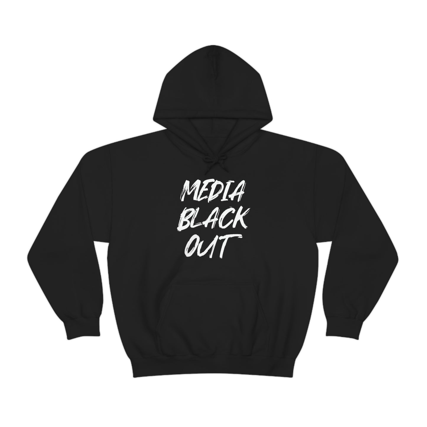 Media Black Out Unisex Heavy Blend™ Hooded Sweatshirt