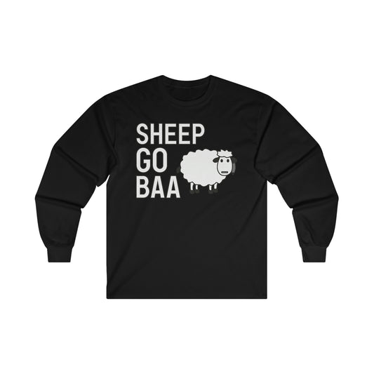 Sheep Baa Ultra Cotton Long Sleeve Tee