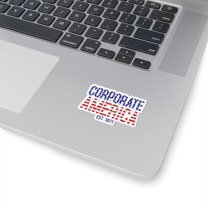 Corporate America Kiss-Cut Stickers