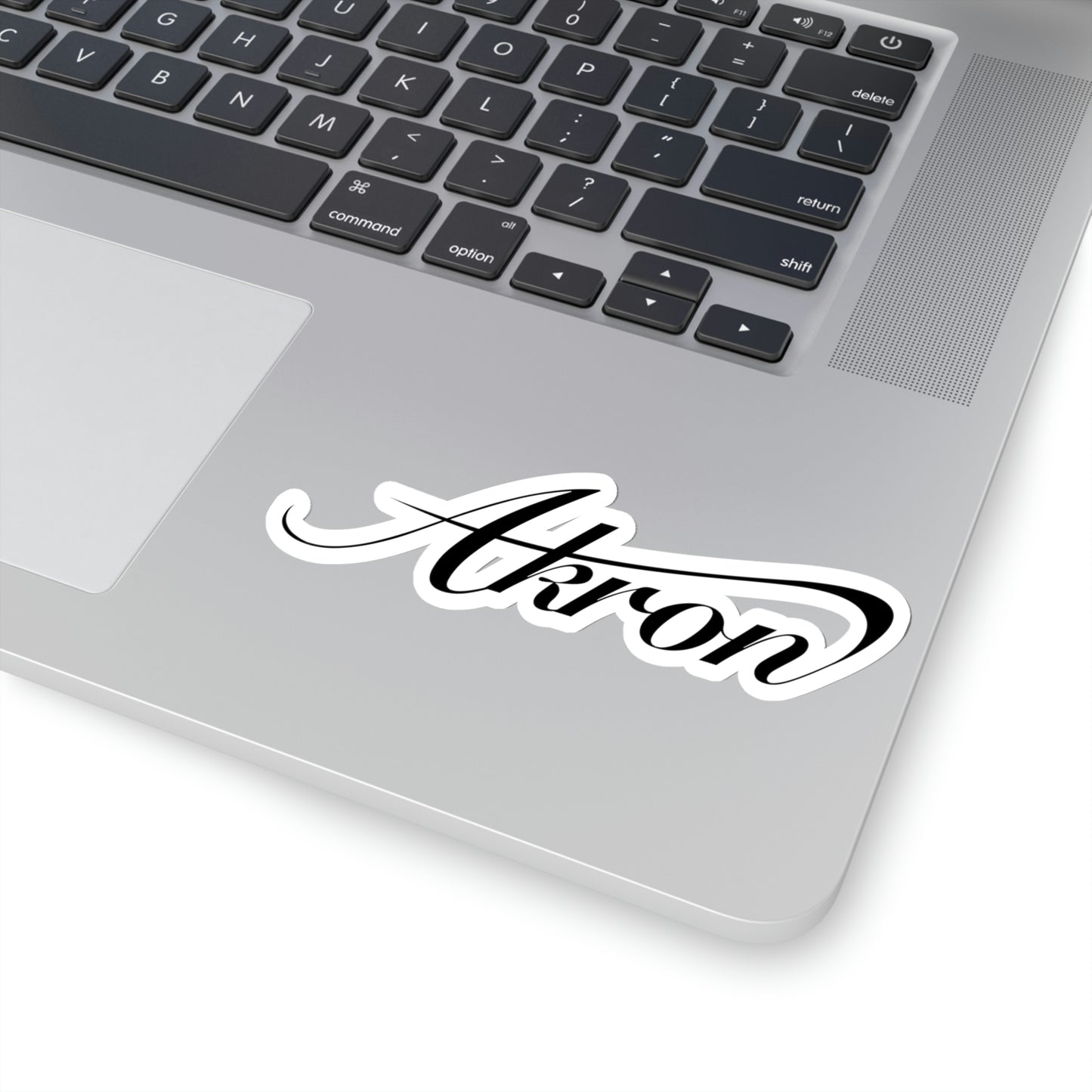 Akron Script Kiss-Cut Stickers