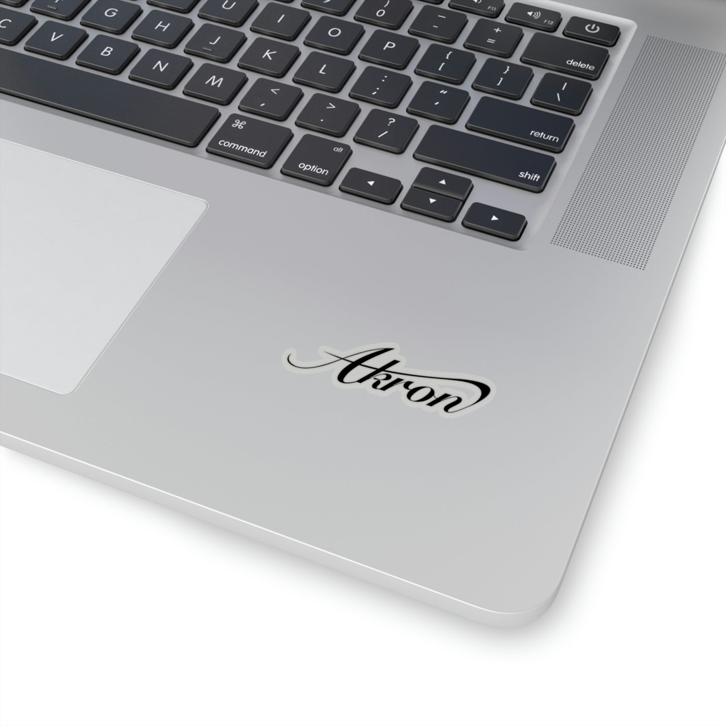 Akron Script Kiss-Cut Stickers