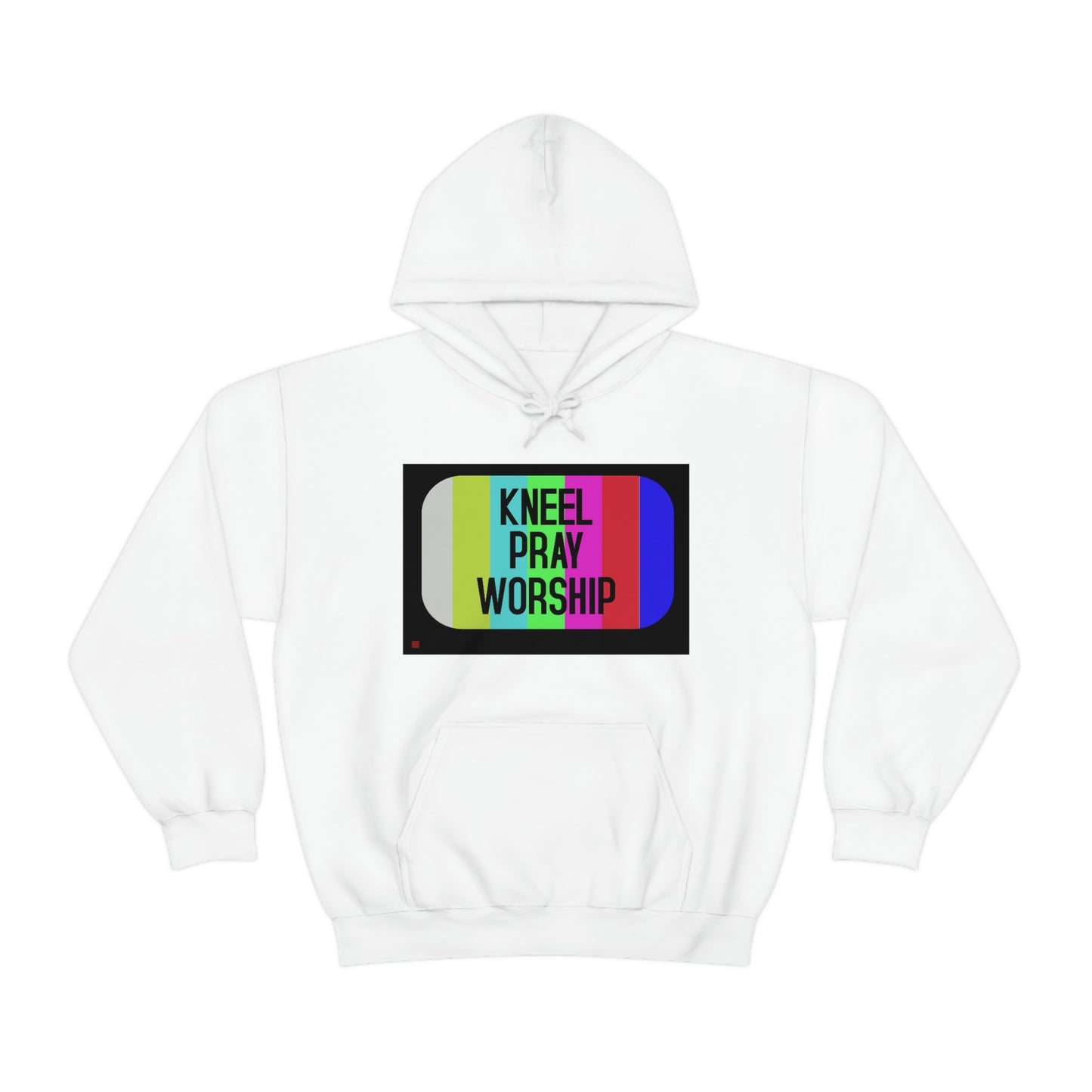 Kneel Pray Worship Unisex Heavy Blend™ Hooded Sweatshirt