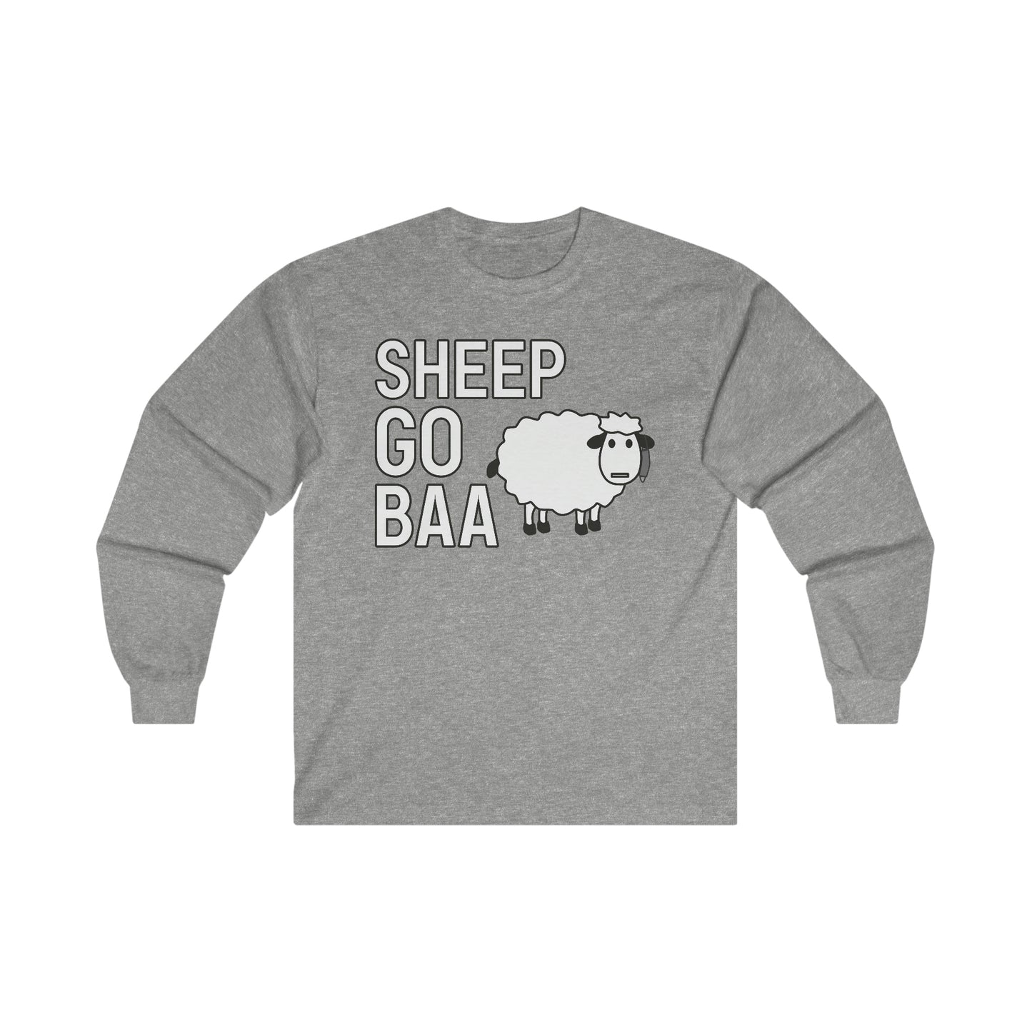 Sheep Baa Ultra Cotton Long Sleeve Tee