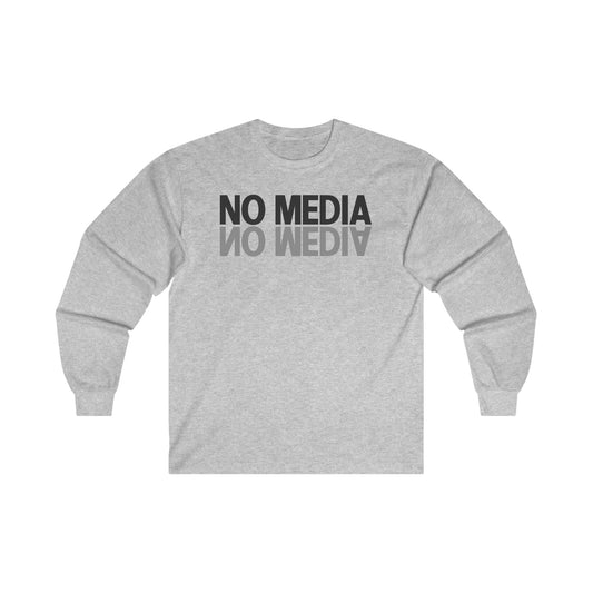 No Media Ultra Cotton Long Sleeve Tee