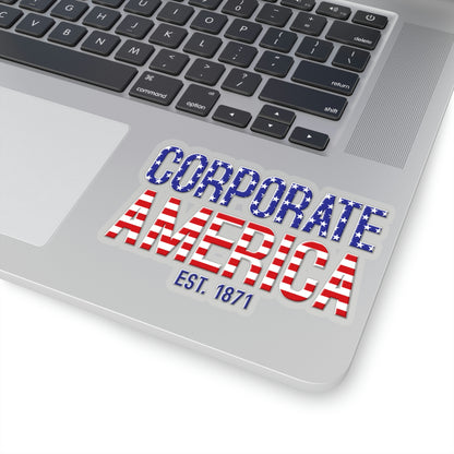 Corporate America Kiss-Cut Stickers