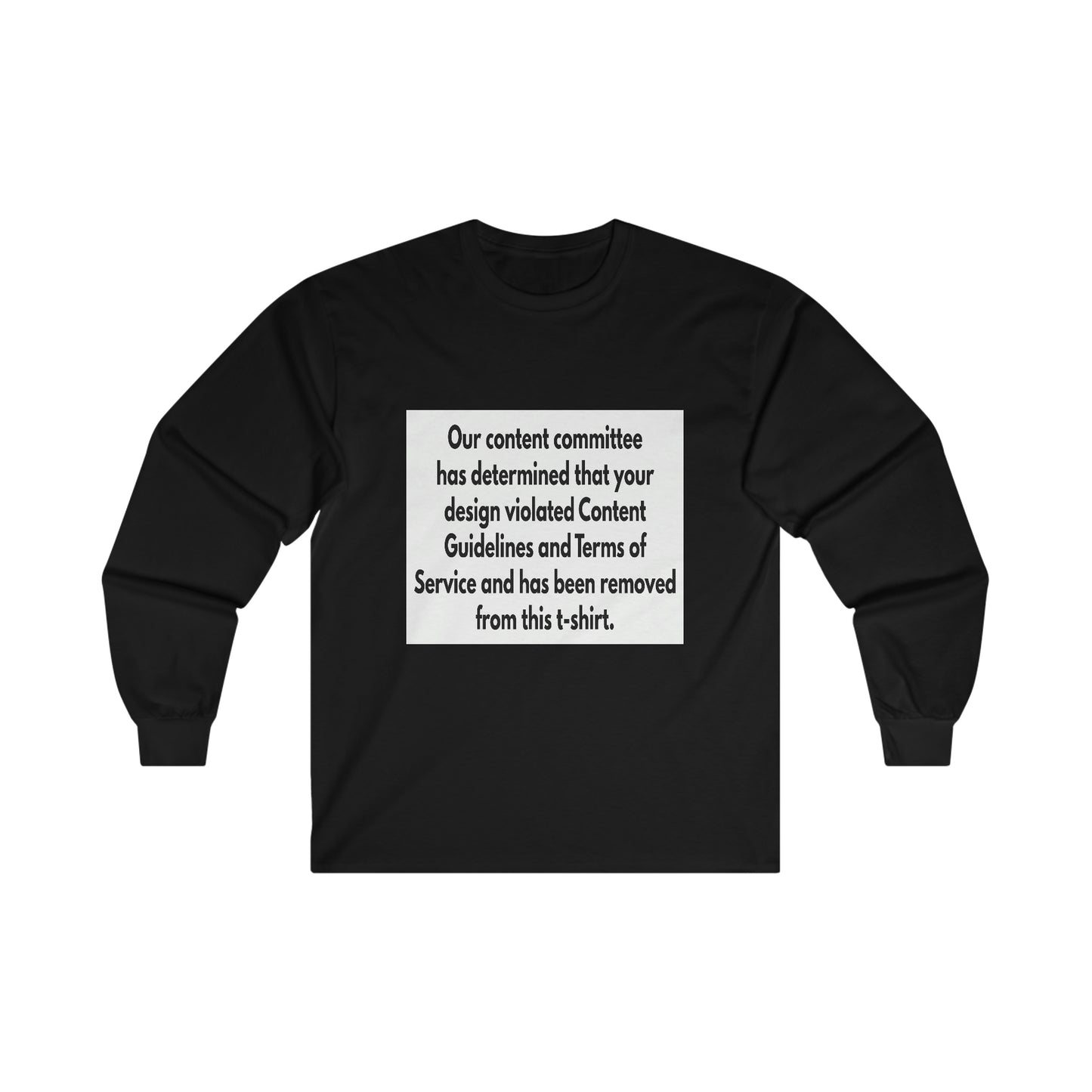 Guidelines and Terms Ultra Cotton Long Sleeve Tee