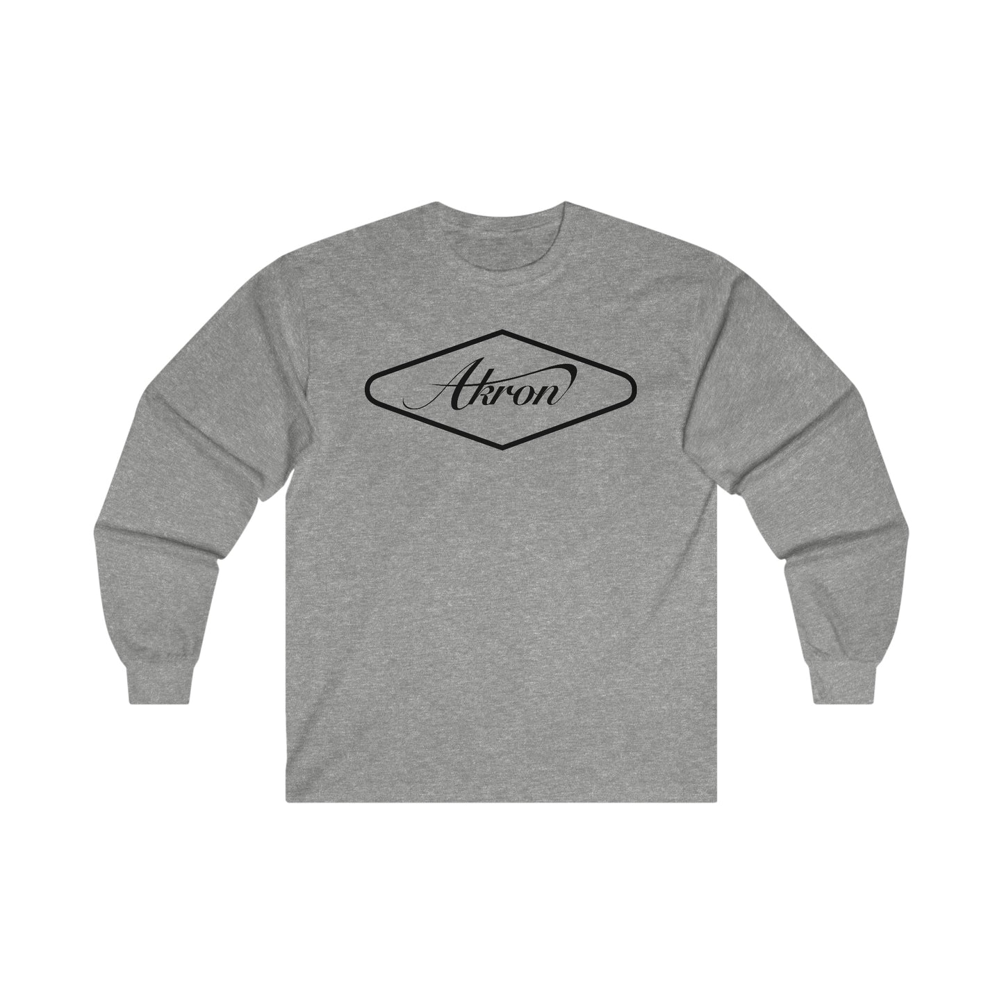 Akron City Logo Ultra Cotton Long Sleeve Tee