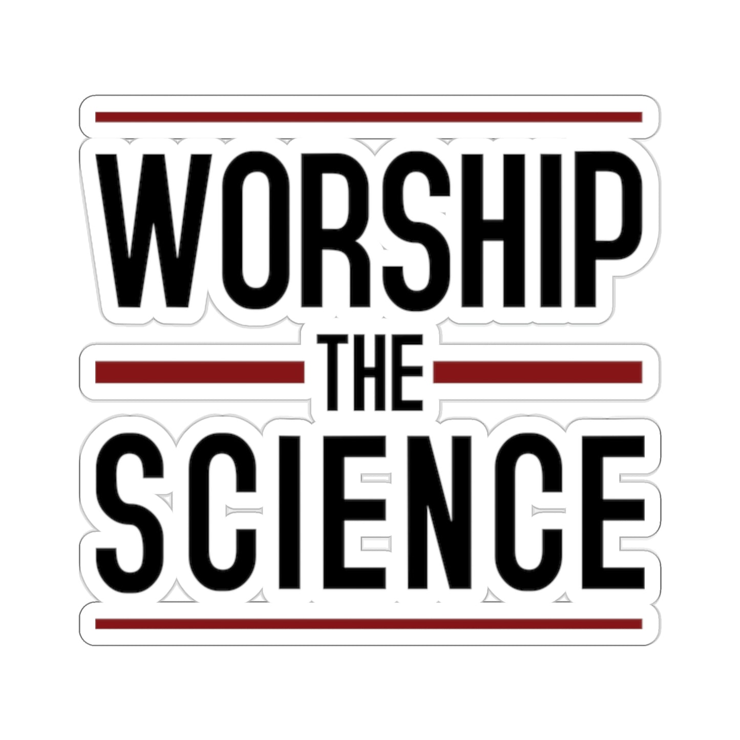 Worship Science Kiss-Cut Stickers