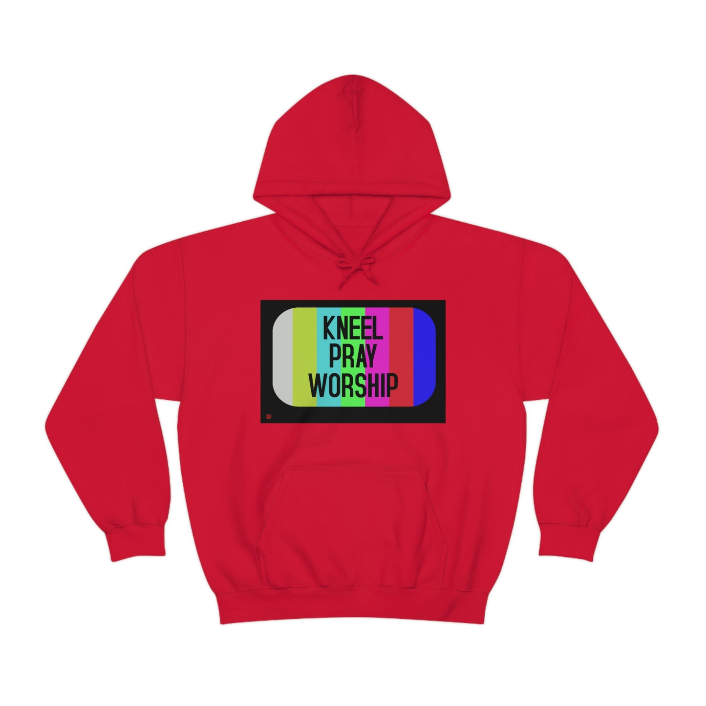 Kneel Pray Worship Unisex Heavy Blend™ Hooded Sweatshirt