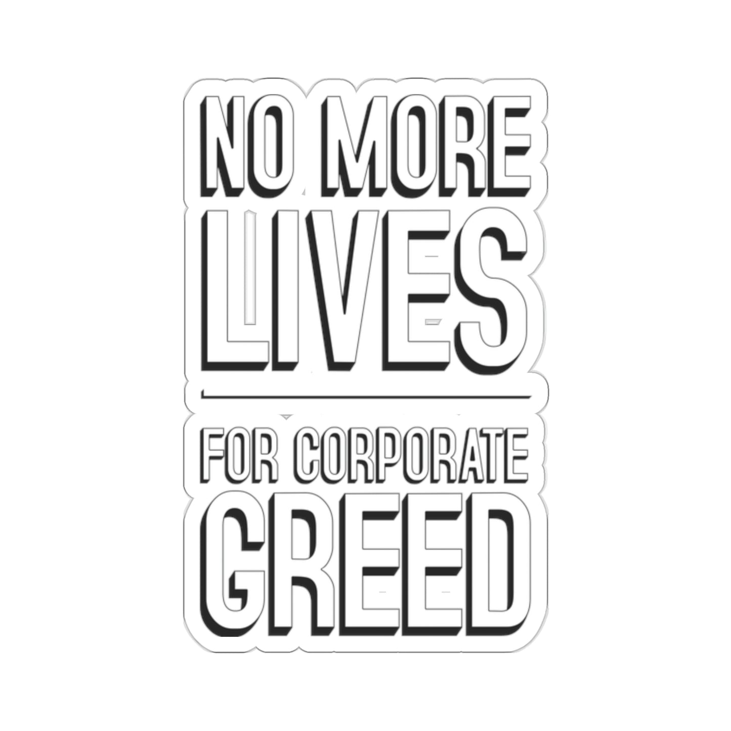 No Lives Kiss-Cut Stickers